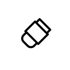 Vector illustration, eraser icon design