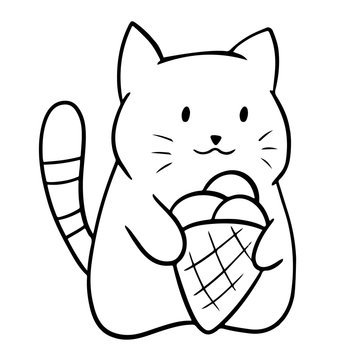 Chibi Cat Coloring Pages - Free & Printable!