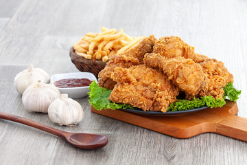fried chicken on a plate