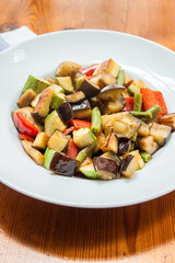 assorted vegetables on white plate