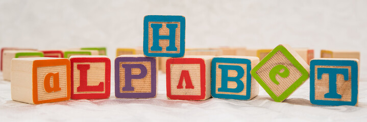Kid Cubes spelling Alphabet for Business