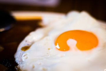 Fried Egg on curry rice