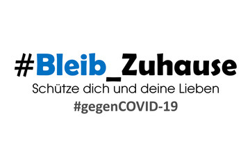 coronavirus covid-19 bleib zuhause stay home