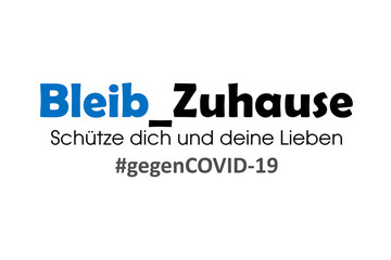 coronavirus covid-19 bleib zuhause stay home