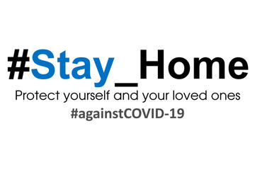 Coronavirus covid-19 stay home bleib zuhause