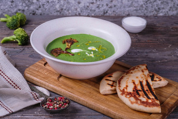 soup in a bowl