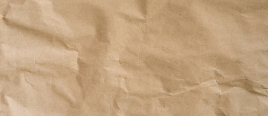 crumpled brown paper background and texture with copy  space. - 330530210