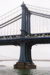 Manhattan Bridge on Overcast Day