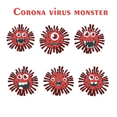 Fototapeta premium monster_corona_virus