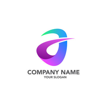 Letter A business logo template