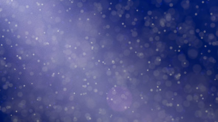 Abstract shiny dust particles on purple and blue.