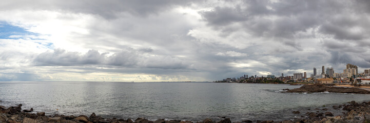 Por do Sol Nublado Vila Caramuru Salvador