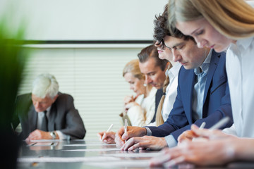 Business people in conference room