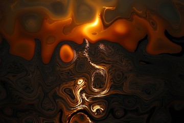 Abstraction in color with various forms  