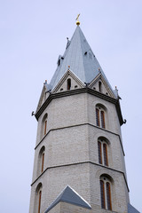 Fototapeta premium Eglise de Kuldiga, Lettonie