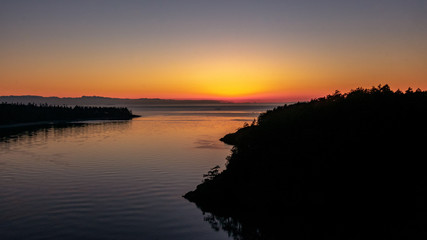 Fototapeta premium Deception Pass Sunset