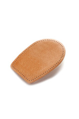 Orthopedic silicone heel from corns for the correction of different lengths of legs isolated on white background