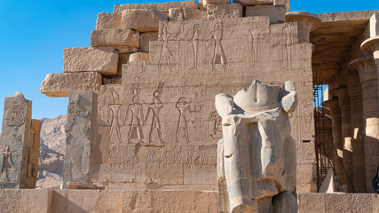 The Ramesseum is the memorial temple or mortuary temple of Pharaoh Ramesses II. It is located in...