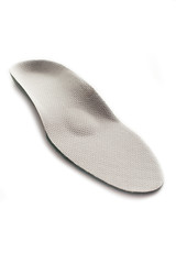 Isolated orthopedic insole on a white background. Treatment and prevention of flat feet and foot...