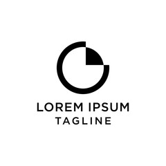 Abstract O'clock Logo Design Template