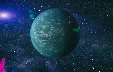 Deep space many light years far from planet Earth. Elements of this image furnished by NASA.
