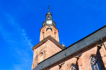 The Church of the Holy Spirit (In german Heiliggeistkirche) Heidelberg Baden-Württemberg Germany