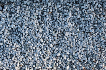 Pebbles closeup.  Small stones.  There is a place for text, copy space.  Background, postcard.