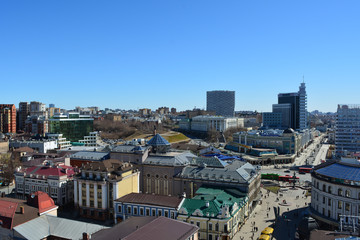 Naklejka premium Russia Tatarstan Kazan city street