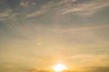 Obraz premium Sky and sunset.