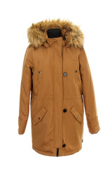 parka jacket. isolated on white background