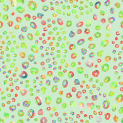 Abstract seamless pattern. Watercolor hand painted background.