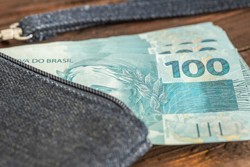 Brazilian money, banknote 100 reais