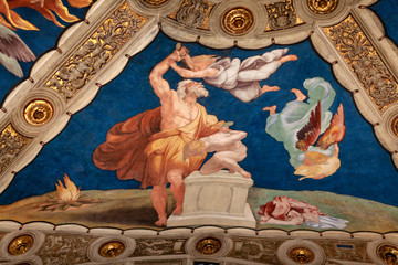 The Sacrifice Of Abraham. Fresco