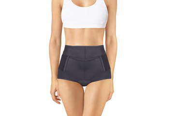 Postnatal Bandage. Medical Compression underwear. Orthopedic bandage underpants for lowering of the...