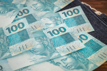 Brazilian money, banknote 100 reais