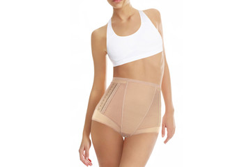 Postnatal Bandage. Medical Compression underwear. Orthopedic bandage underpants for lowering of the...