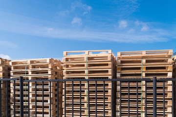 piled up pallets
