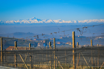 the panorama of Langhe