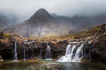 fairy pools on Skye in Scotland