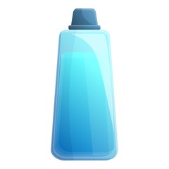 Cleaner plastic liquid icon. Cartoon of cleaner plastic liquid vector icon for web design isolated on white background