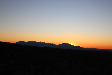 Atardecer en la Sierra de Cazorla