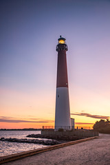 Barnegat Lighthouse stands proudly at sunrise