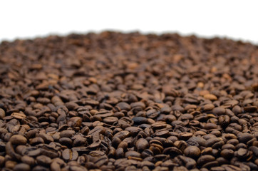 Coffee beans. Arabica. Robusta. Black coffee.