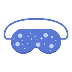 Comfort sleeping mask icon. Cartoon of comfort sleeping mask vector icon for web design isolated on white background