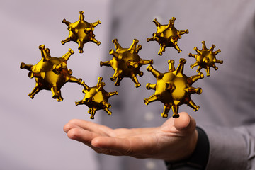 epidemic coronavirus digital 3d flu