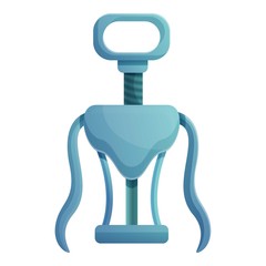 Butterfly corkcrew icon. Cartoon of butterfly corkcrew vector icon for web design isolated on white background