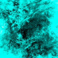 Beautiful turquoise grunge background. Abstract turquoise paint banner