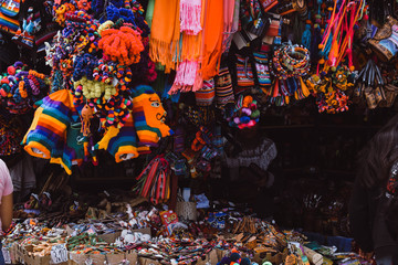 Fototapeta premium Indigenous Culture in the present and ruins from the past