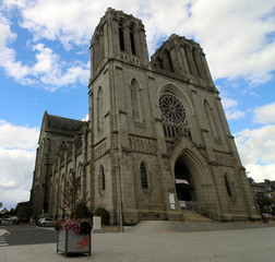 Flers - Église Saint Germain - obrazy, fototapety, plakaty