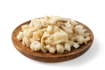 Raw Fresh Oyster Mushrooms, Pleurotus or Abalone Mushrooms